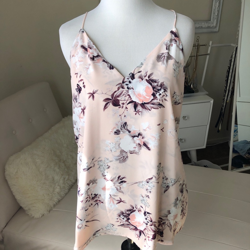 DKNY Floral Tank Top